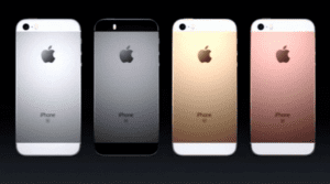 The iPhone SE comes in three colors and costs$399