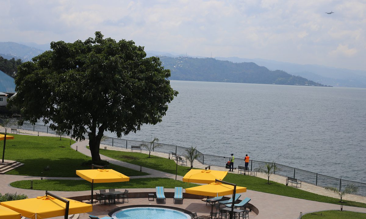 A general view of the Serena Hotel in Goma, the DR Congo on October 16
Photo: AFP