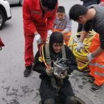 西安3岁男孩掉下水道失联仍在救援