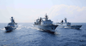 中国军舰现身悉尼东部海域