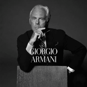 意大利时装设计师乔治·阿玛尼