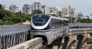 比亚迪在巴西启动首个海外云轨项目