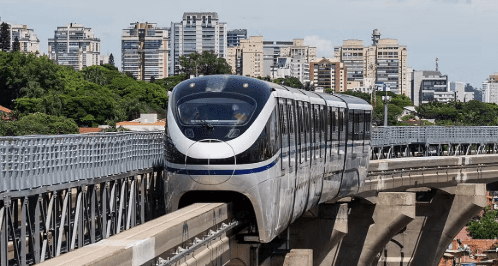 比亚迪在巴西启动首个海外云轨项目