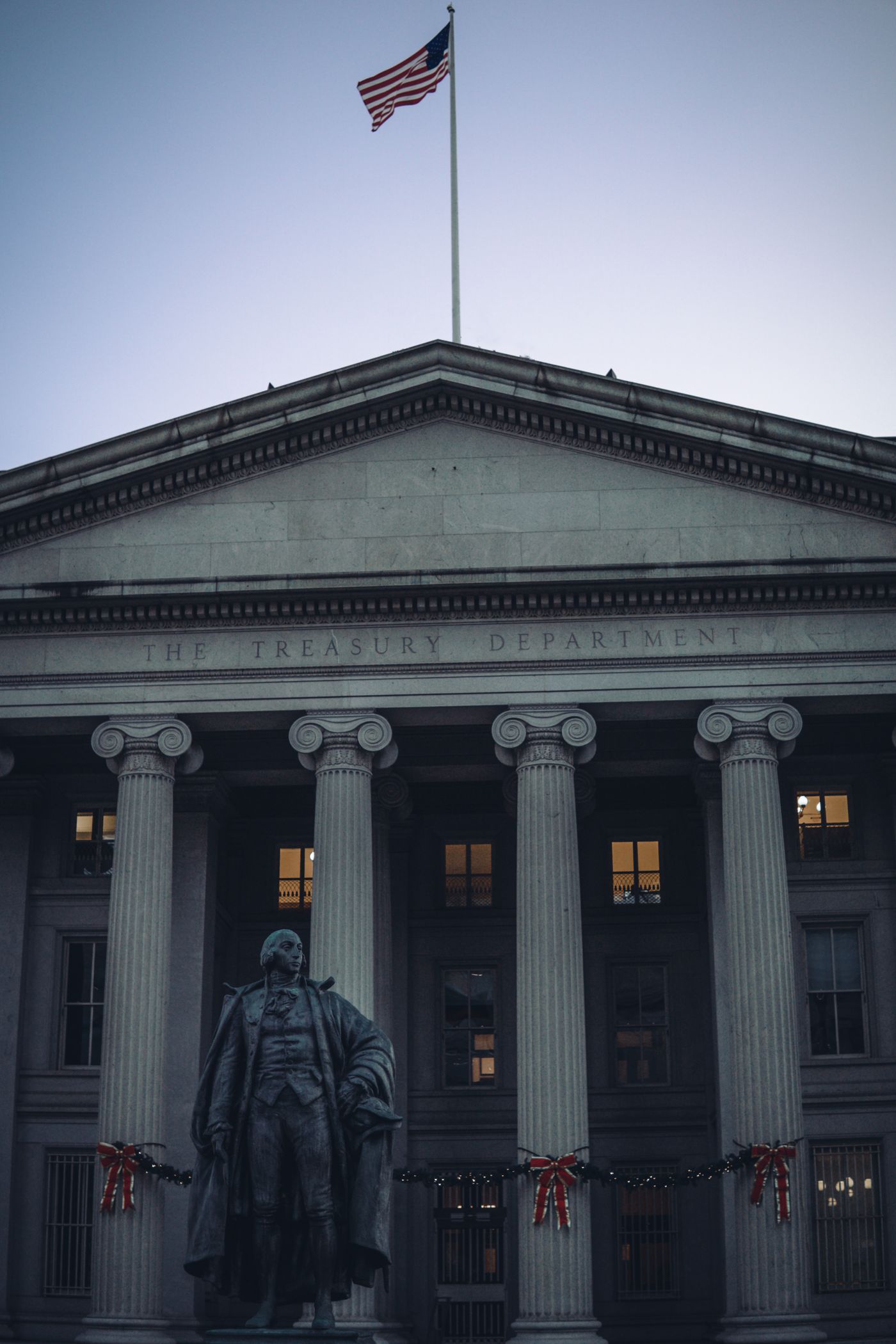 Historic government building in Washington DC